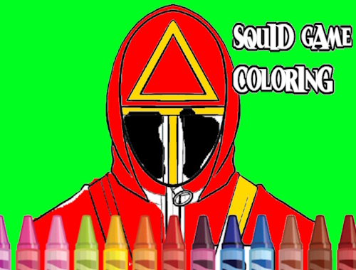 თამაში Squid თამაშის Coloring  ონლაინ