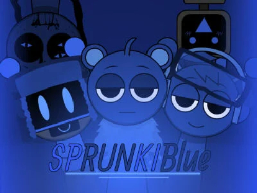 თამაში Sprunki Blue Mod ონლაინ