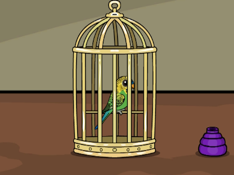თამაში ონლაინ თამაში Green Budgie Escape  ონლაინ