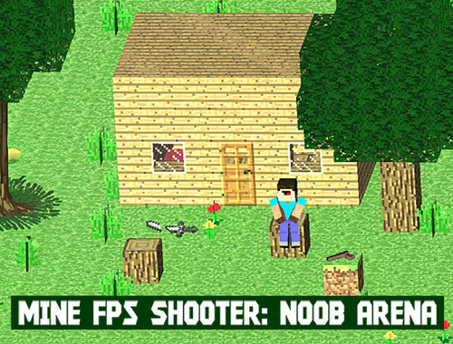 თამაში ჩემი FPS მსროლელი: Noob Arena ონლაინ
