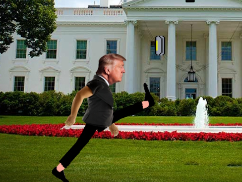 თამაში Trump Wobble Walk გამოწვევა  ონლაინ