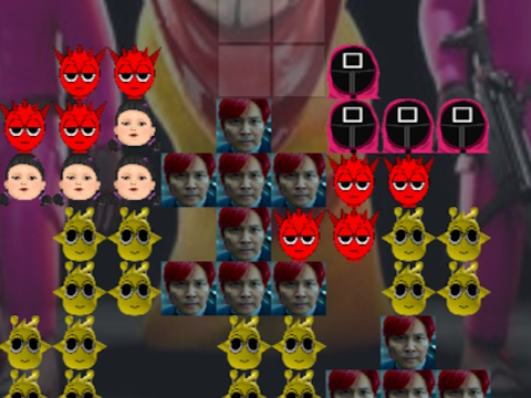 თამაში Squid თამაშის X Sprunki Tetris  ონლაინ