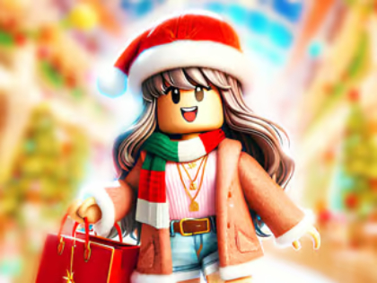 თამაში Jigsaw Puzzle: Roblox Christmas Mall ონლაინ