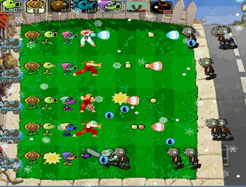 თამაში Street Fighter vs Zombies ონლაინ