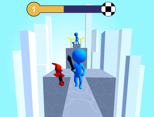 თამაში ხმლის თამაში! Ninja Slice Runner  ონლაინ