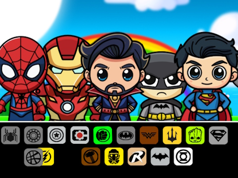 თამაში Sprunki superhero ონლაინ