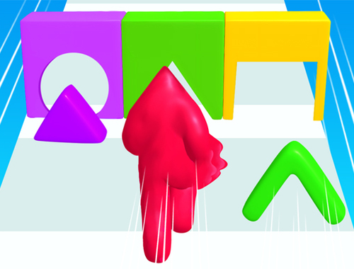 თამაში ფორმის ტრანსფორმაციის Blob Racing  ონლაინ