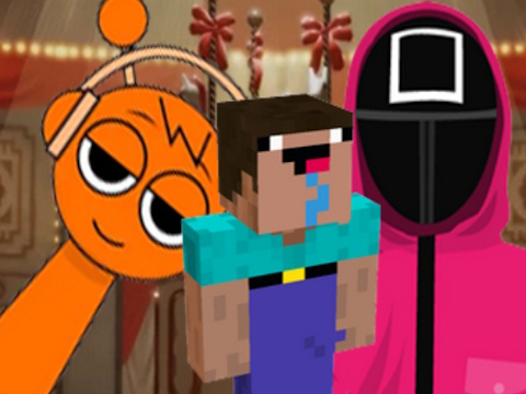 თამაში NextBots Minecraft Squid Game Sprunki- ზე  ონლაინ