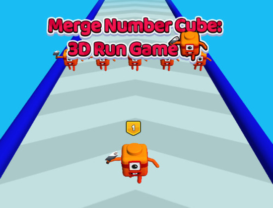 თამაში შერწყმა ნომერი Cube 3D Run თამაში  ონლაინ