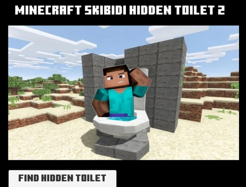 თამაში MINICRAFT SKIBIDI დამალული ტუალეტი 2  ონლაინ