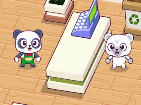 თამაში Panda Shop Simulator ონლაინ