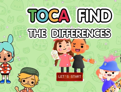 თამაში TOCA იპოვნეთ განსხვავებები  ონლაინ