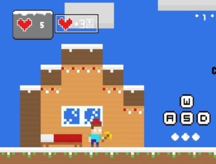თამაში Minicraft Winterblock ონლაინ
