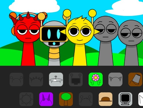 თამაში Sprunki Incredibox საშინელება  ონლაინ