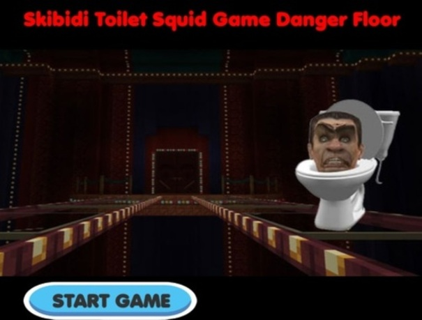 თამაში Skibidi ტუალეტის Squid Game Danger Floor  ონლაინ