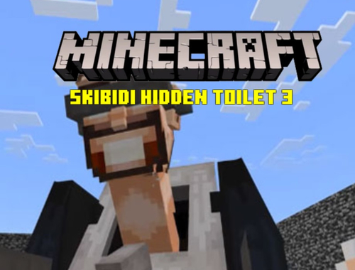 თამაში Minecraft Skibidi დამალული ტუალეტი 3  ონლაინ