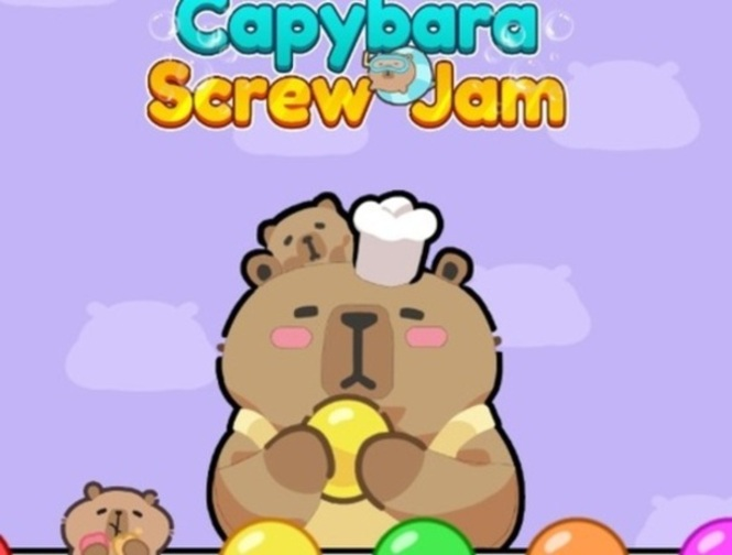 თამაში Capybara Screw Jam ონლაინ