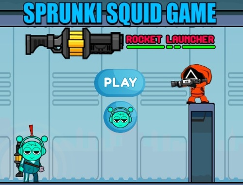 თამაში Sprunki Squid Game Rocket Launcher ონლაინ