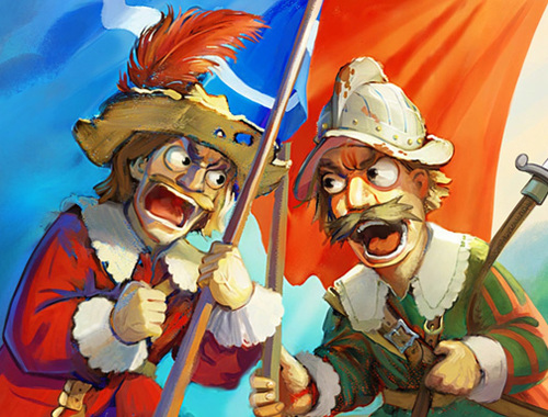 თამაში Musketeers Dunpowder vs Steel ონლაინ