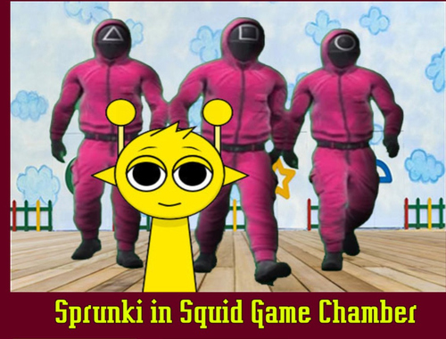 თამაში Sprunki squid თამაშის პალატაში  ონლაინ