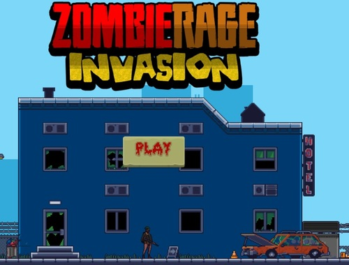 თამაში Zombie Rage Invasion ონლაინ