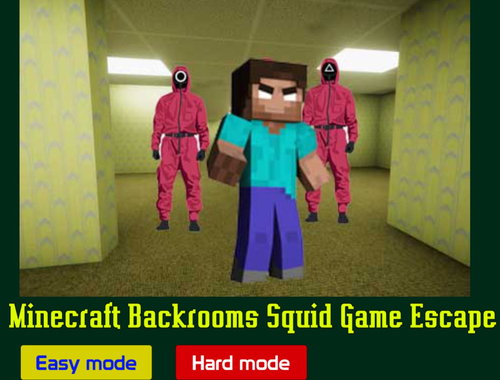 თამაში Minecraft Backrooms Squid Game Escape ონლაინ