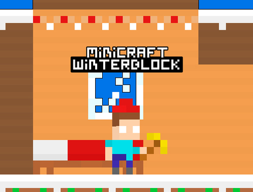 თამაში Minicraft Winterblock ონლაინ