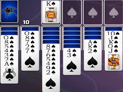 თამაში Spades Spider Solitaire ონლაინ
