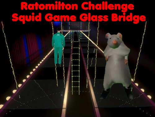 თამაში Rato Milton Challenge Squid Game Glass Bridge ონლაინ
