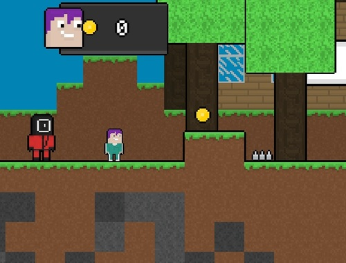 თამაში Squid გაქცევა, მაგრამ blockworld  ონლაინ