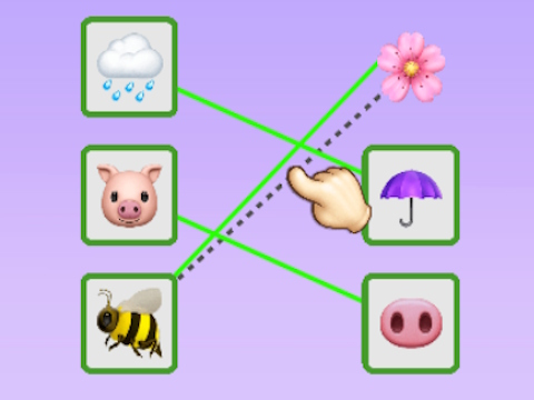 თამაში Emoji Puzzle Connect ონლაინ