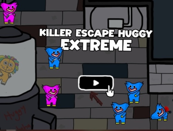 თამაში მკვლელი გაქცევა Huggy Extreme  ონლაინ