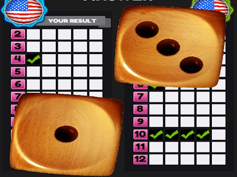 თამაში Country Dice Challenge  ონლაინ