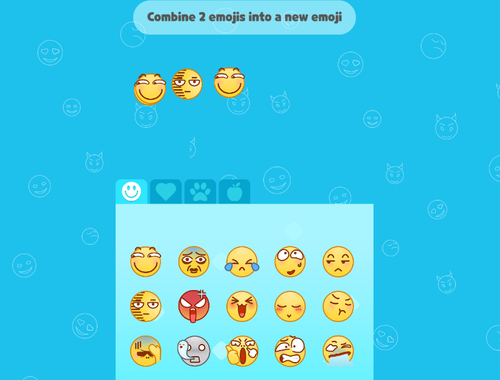 თამაში Emoji შერწყმა მხიარული მოჯი  ონლაინ
