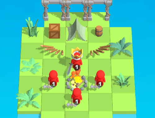 თამაში Castle Wars Cell Battle  ონლაინ