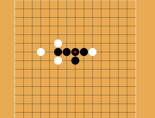 თამაში Gomoku ზედიზედ ხუთი ქვა  ონლაინ