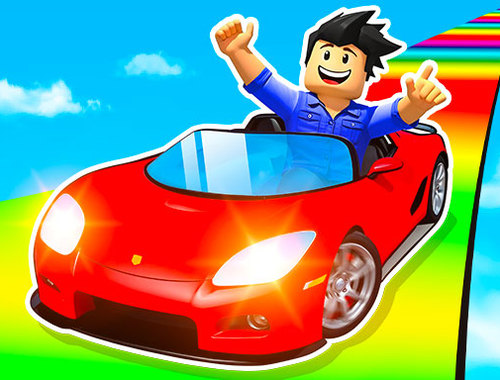 თამაში Epic Car Stunt Race Obby  ონლაინ