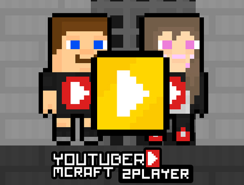 თამაში YouTuber Minecraft 2 მოთამაშე  ონლაინ