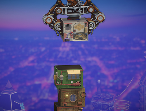 თამაში Steampunk Tower Builder  ონლაინ
