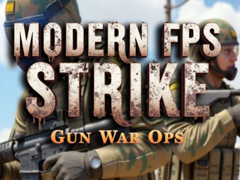თამაში თანამედროვე FPS Strike Gun War Ops  ონლაინ