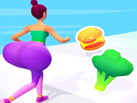 თამაში Twerk it! Body Race 3D  ონლაინ