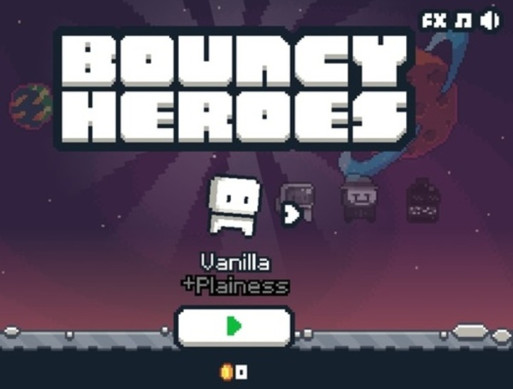 თამაში Bouncy Heroes  ონლაინ