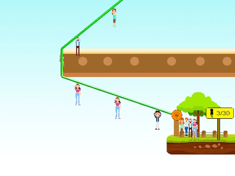 თამაში Zipline ხალხი გადარჩა  ონლაინ
