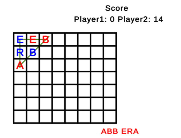 თამაში სიტყვა tic tac toe  ონლაინ