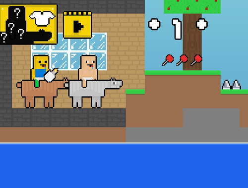 თამაში Baby Noob vs Baby Obby Horse  ონლაინ
