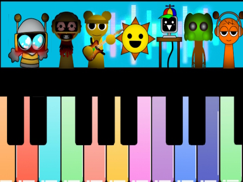თამაში Sprunki Piano Explorer  ონლაინ