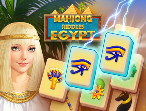 თამაში Mahjong Riddles: ეგვიპტე  ონლაინ