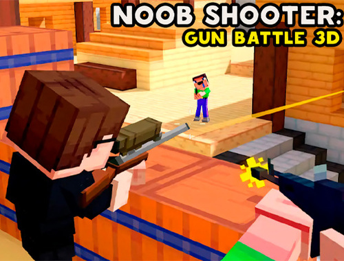 თამაში Noob Shooter: Gun Battle 3D  ონლაინ