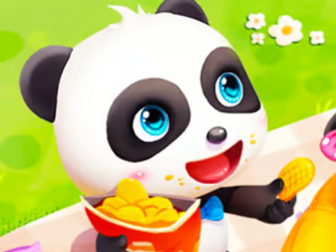 თამაში Jigsaw Puzzle: Baby Panda Spring Picnic  ონლაინ