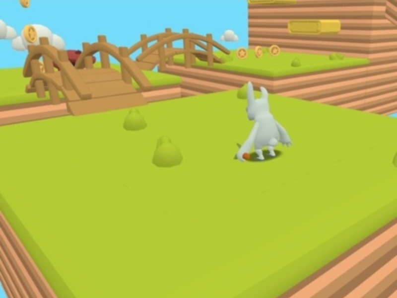 თამაში Bunny Coin Hop  ონლაინ